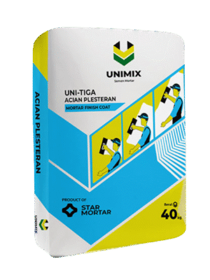 unimix uni tiga acian plesteran