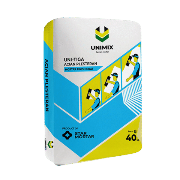 unimix uni tiga acian plesteran