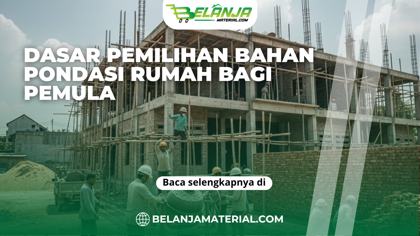 Dasar Pemilihan Bahan Pondasi Rumah bagi Pemula