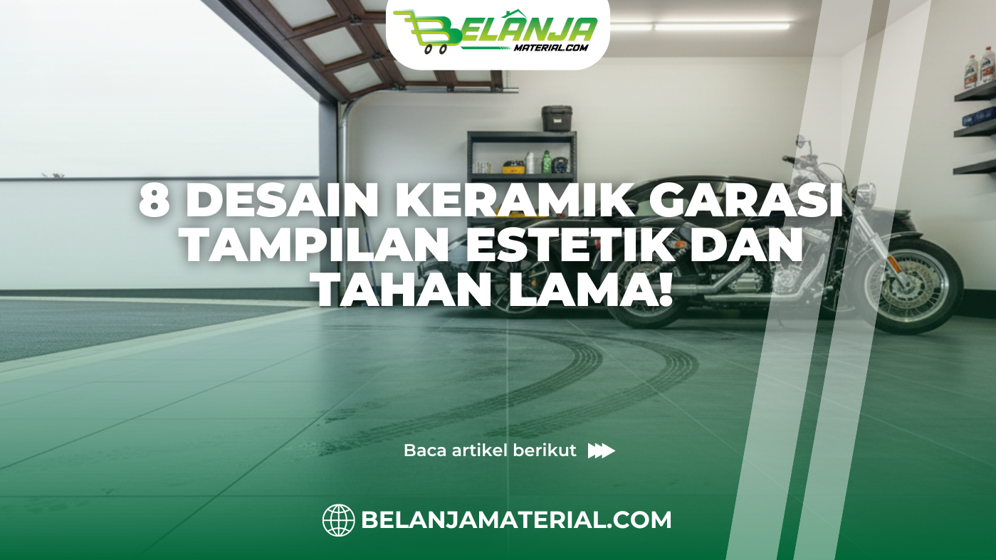 8 Desain Keramik Garasi Tampilan Estetik dan Tahan Lama!