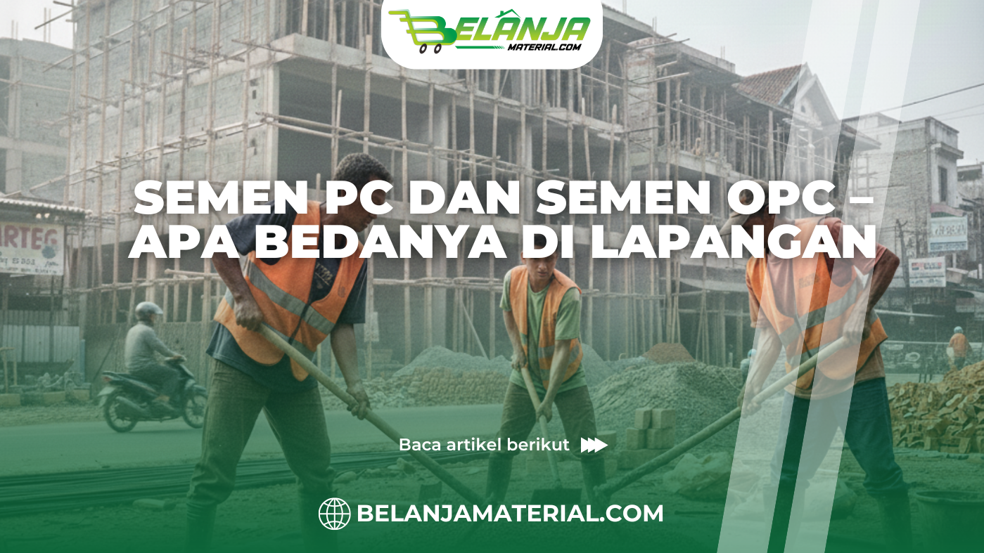 Semen PC dan Semen OPC – Apa Bedanya di Lapangan