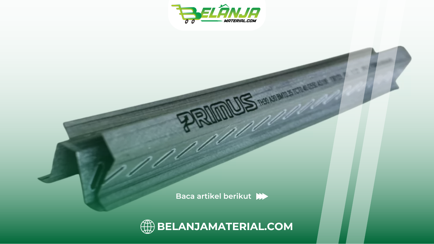 Perbedaan Bentuk Baja Ringan C, Z, dan Reng - belanjamaterial