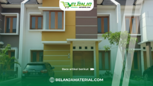 Cat Dinding Eksterior Warna Kuning Mustard, Cokelat, dan Putih