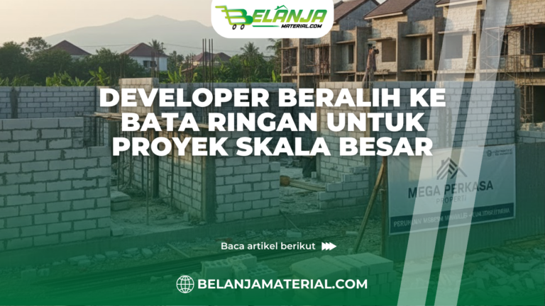 Developer Beralih ke Bata Ringan untuk Proyek Skala Besar