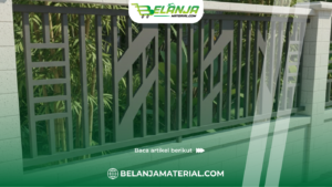 Pagar Kombinasi Bata Ringan dan Besi