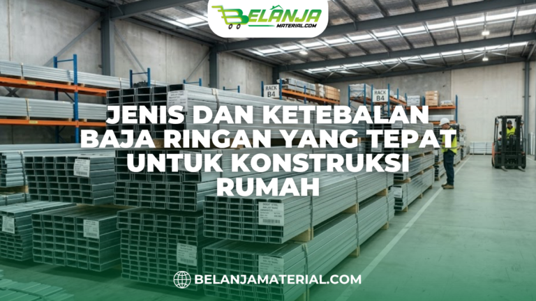 Jenis dan Ketebalan Baja Ringan yang Tepat untuk Konstruksi Rumah