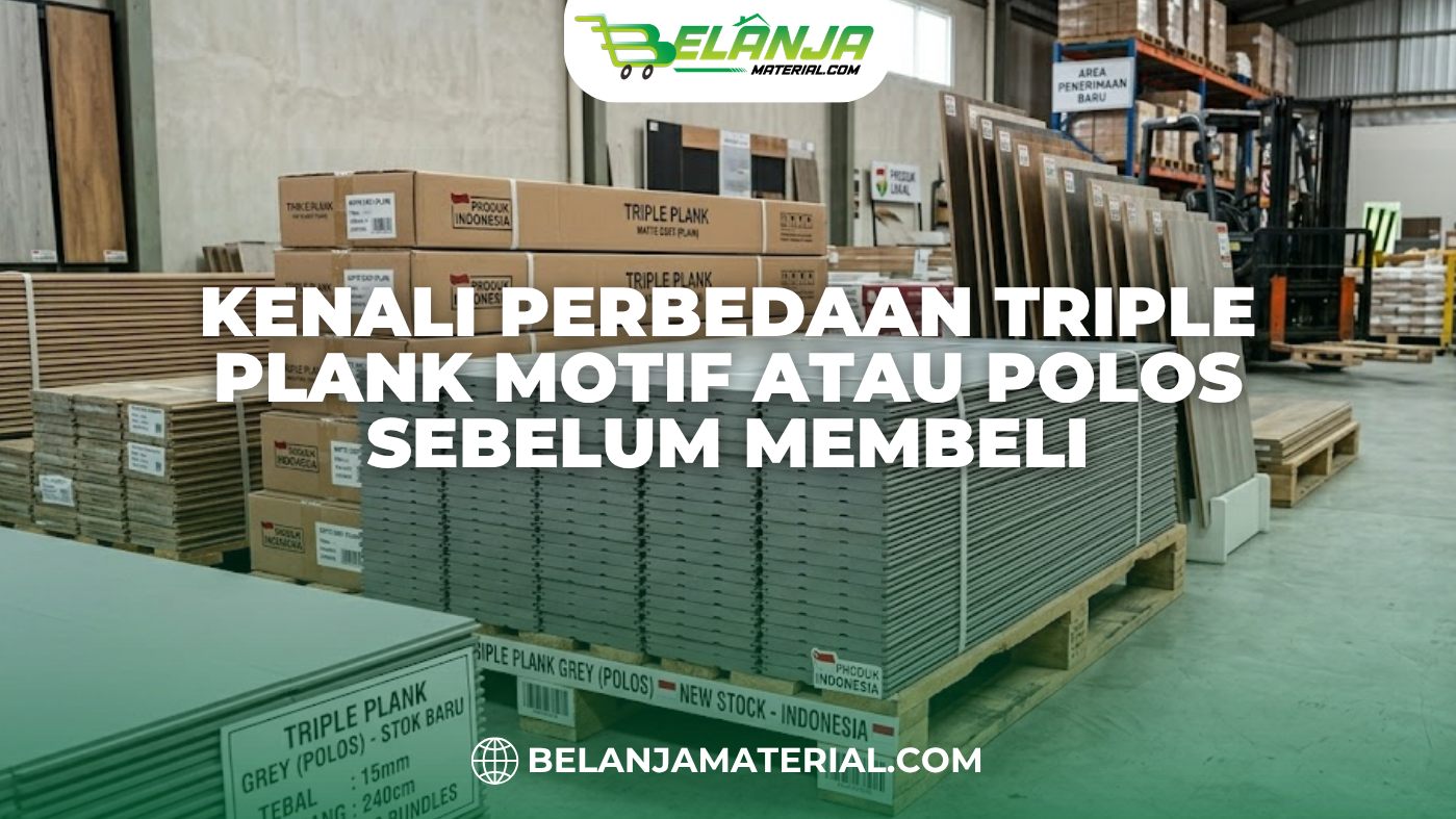Kenali perbedaan Triple Plank Motif atau Polos sebelum membeli (2)