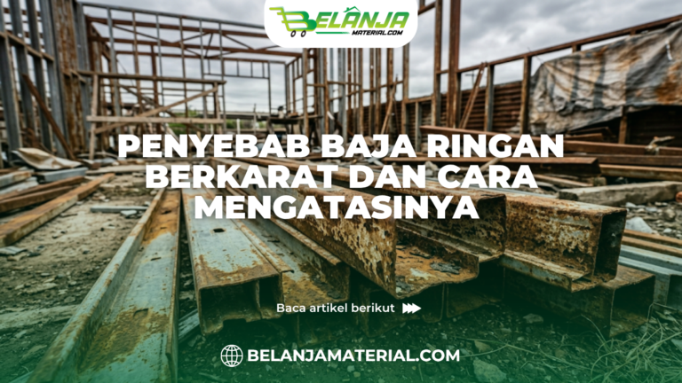 Penyebab Baja Ringan Berkarat dan Cara Mengatasinya