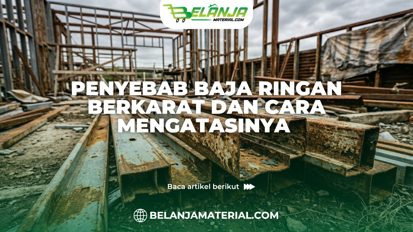 Penyebab Baja Ringan Berkarat dan Cara Mengatasinya