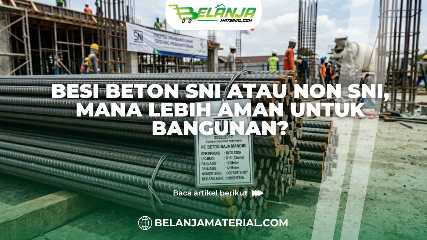 Besi Beton SNI atau Non SNI, Mana Lebih Aman untuk Bangunan