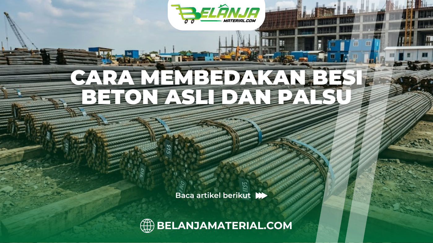 Cara Membedakan Besi Beton Asli dan Palsu