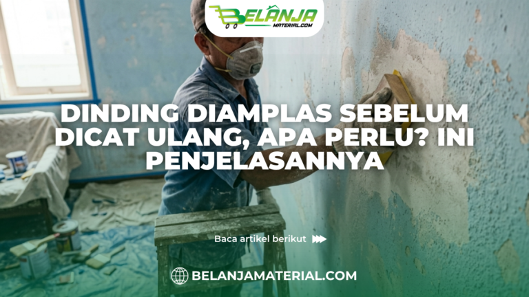 Dinding Diamplas Sebelum Dicat Ulang, Apa Perlu? Ini Penjelasannya